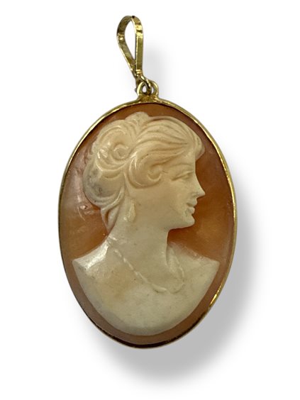 Anhänger Mandile 1922 Dame Cammei  in Silber Conchiglia 2MCICM109 - 2MCICM109